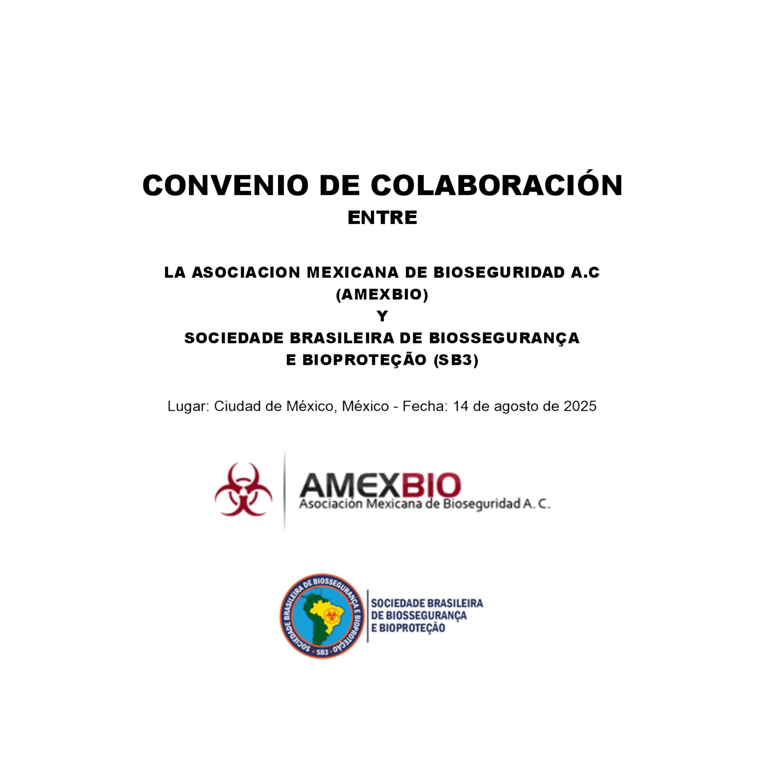 SB3 firma convênio de cooperação com a AMEXBIO